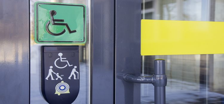 automatic handicap door opener in Whittier